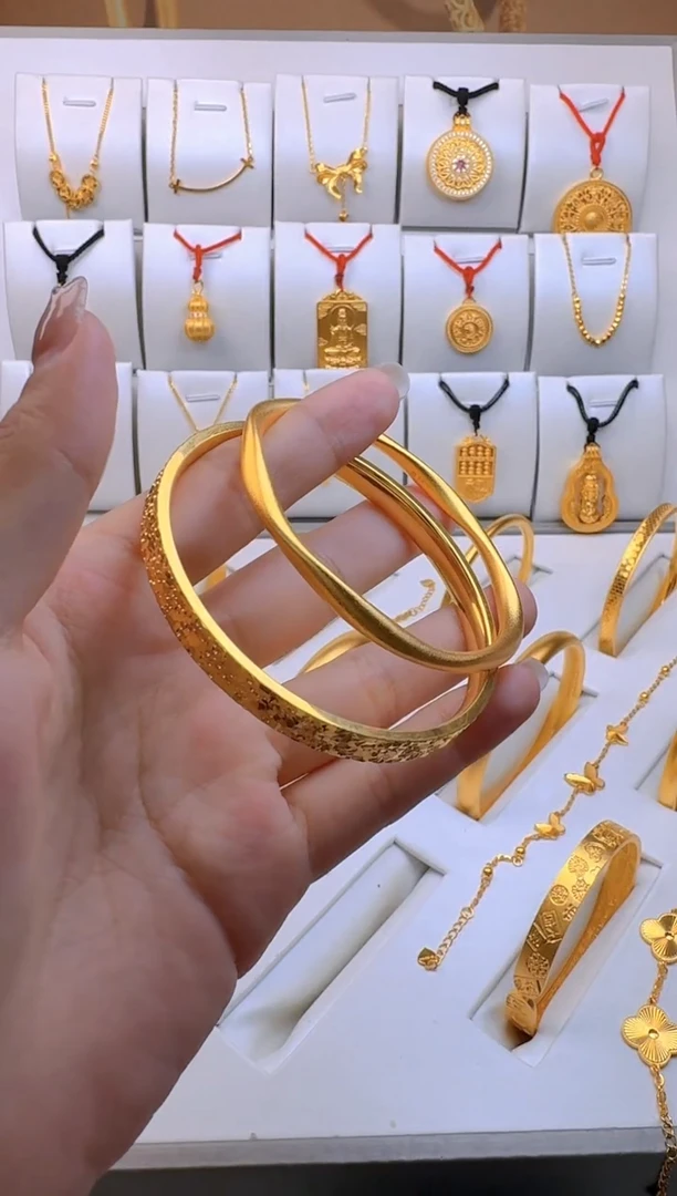 无足银莫比乌斯手镯   宽版碎冰冰手镯