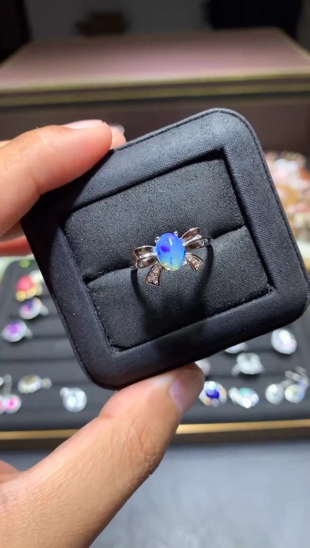 欧泊未镶嵌戒指G55【多样性发其一】