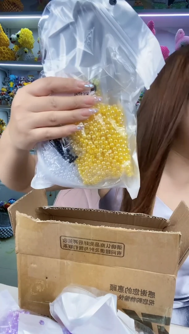 玻璃0119卡6马贝彩生肖材料包1整套12个