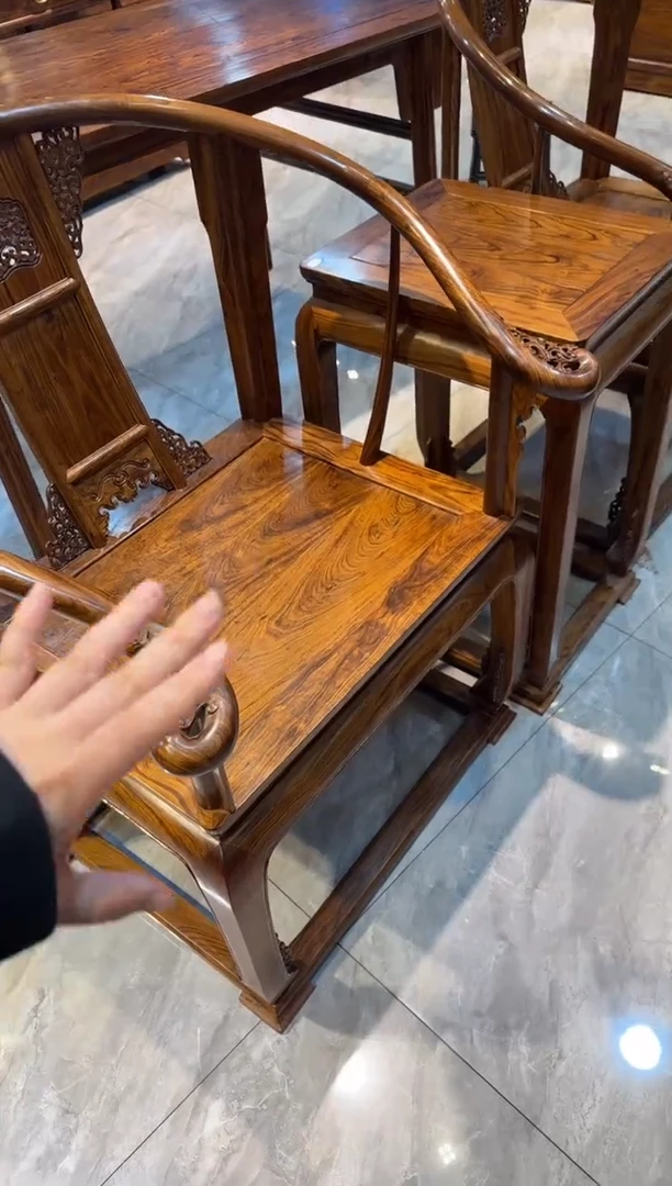 【闪购商品】木皇宫椅螺穗木艺一物一拍0000000