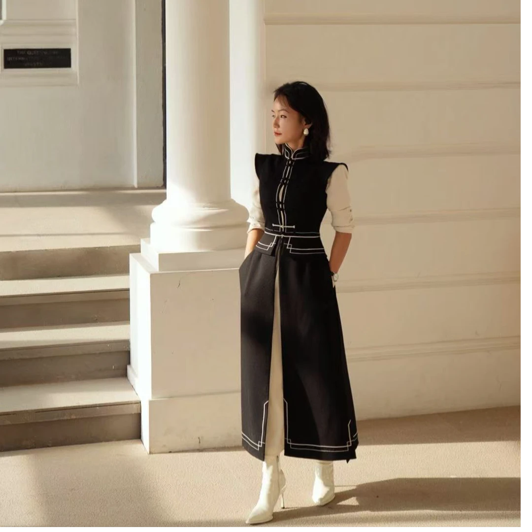 【图雅】蒙式 设计师款 重工刺绣马甲