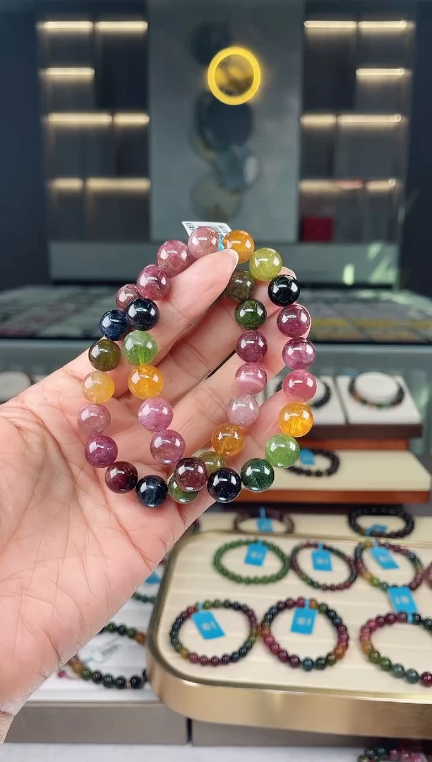 【闪购商品】碧玺单圈手串未镶嵌（多样性发一条）Q