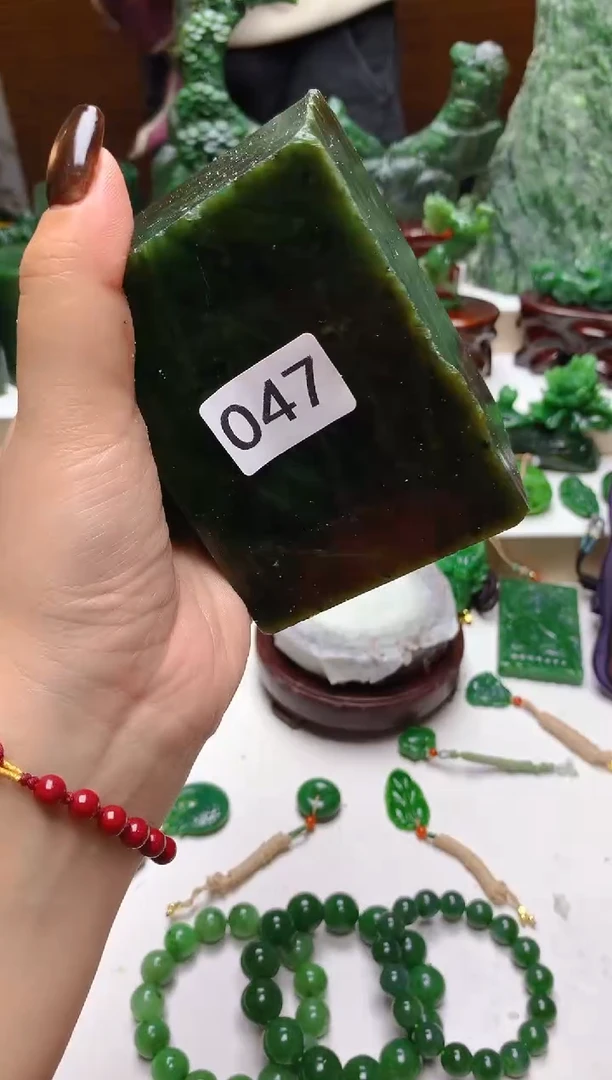 未镶嵌和田玉珠宝半成品1