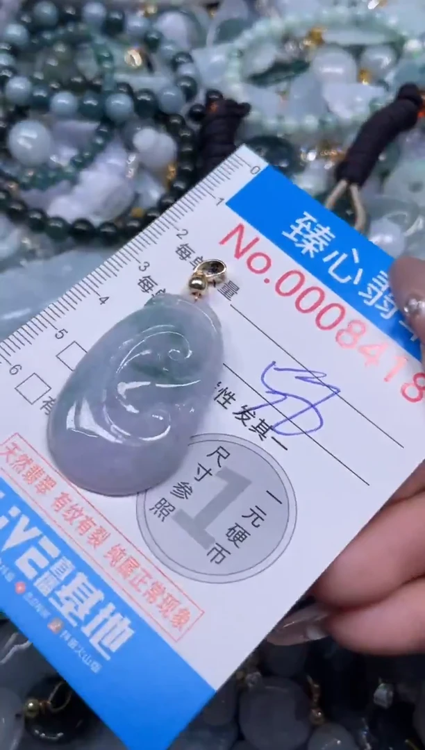 颈饰未镶嵌翡翠8418