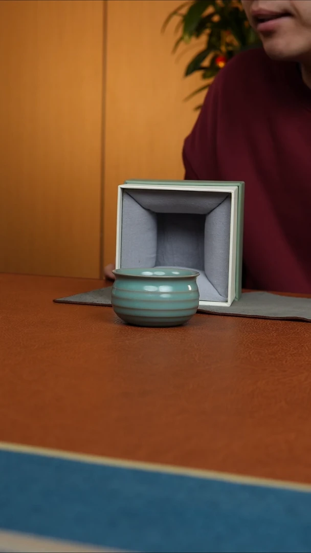 【闪购商品】杯汝州原产地原矿釉仿古炫纹杯