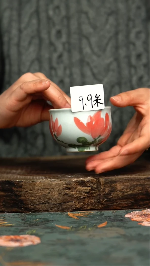 【闪购商品】杯釉下彩手工手绘同款陶器