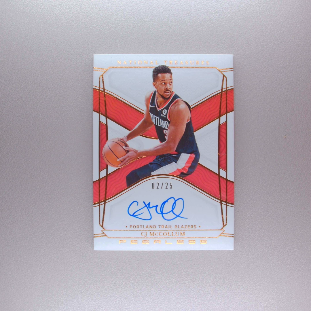 CJ·麦科勒姆 国宝 25编 帕尼尼NBA国宝手提球星卡