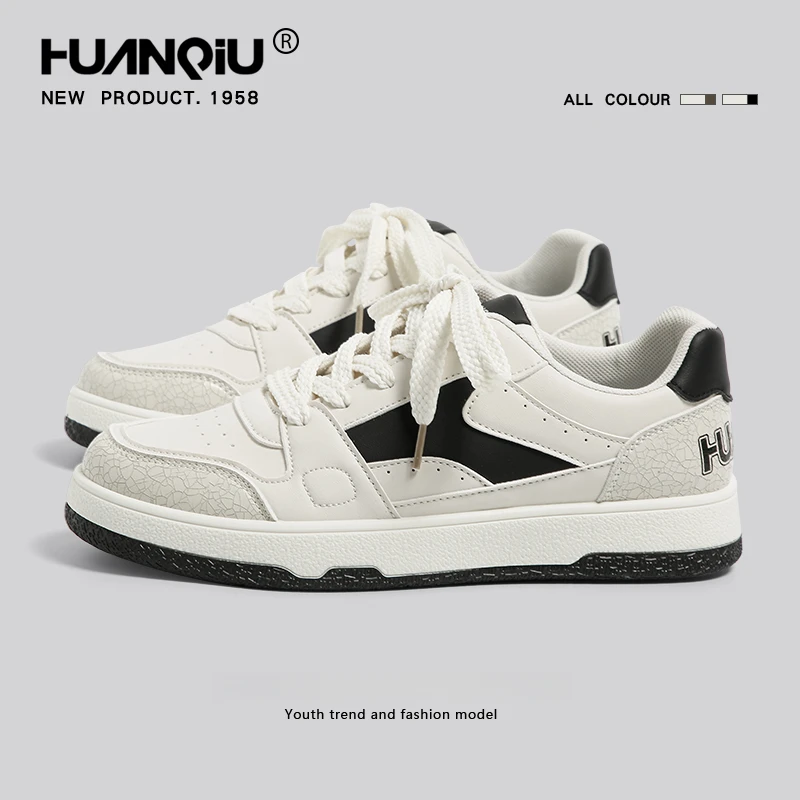 环球鞋子男款2025新款春秋新款小众运动板鞋美式休闲低帮百搭潮鞋