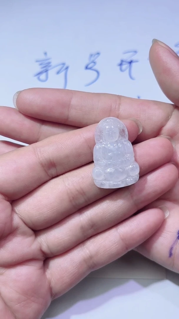 颈饰未镶嵌翡翠天然缅甸翡翠A货观音