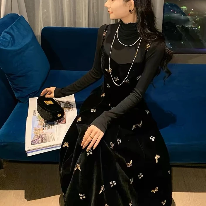 Cherry She 【小春良月】显瘦收腰设计感连衣裙-3N652Q