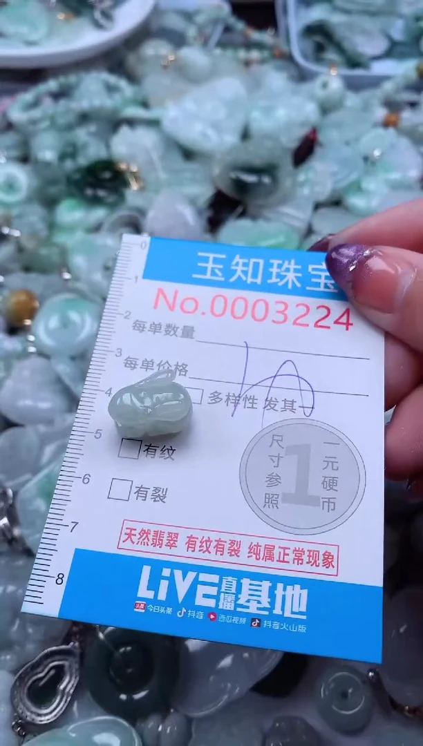 翡翠未镶嵌吊坠(不含链)3224