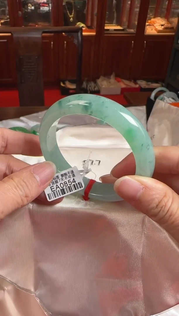 未镶嵌手镯翡翠57.7正圈EA0854(100元运营费