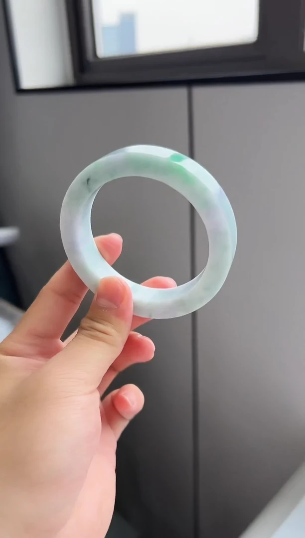 定制翡翠手镯未镶嵌手镯45-57-59正圈