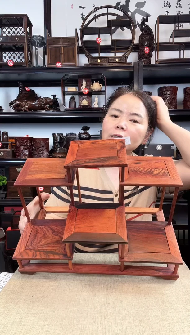 木老李红木工艺品148瑕疵