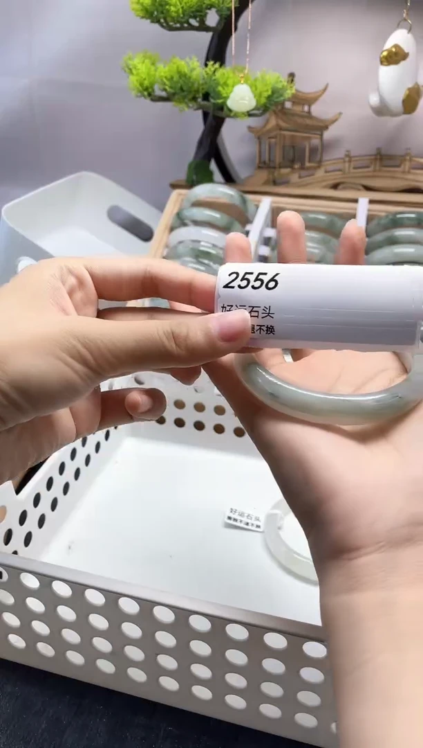 未镶嵌手镯石英质玉2556