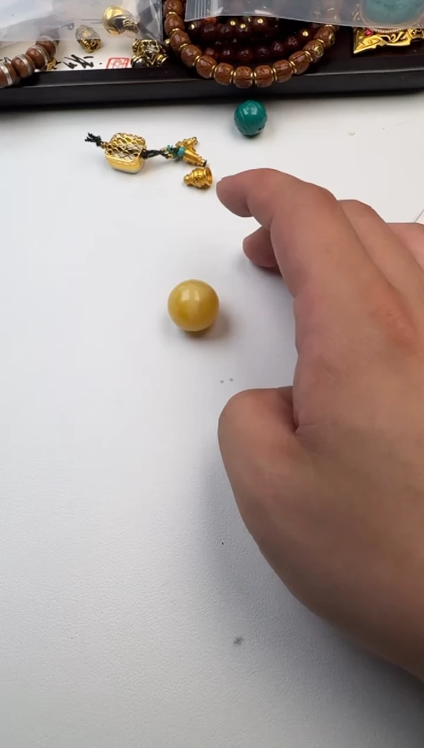 裸石蜜蜡未镶嵌蜜蜡珠