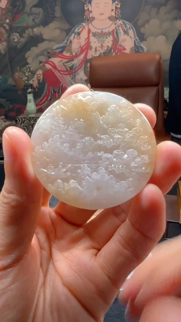 【闪购商品】定制翡翠未镶嵌L-@@QJXC12094
