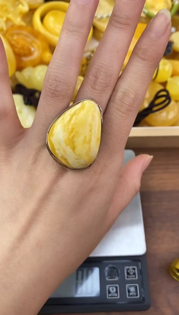 裸石琥珀未镶嵌天然琥珀蜜蜡