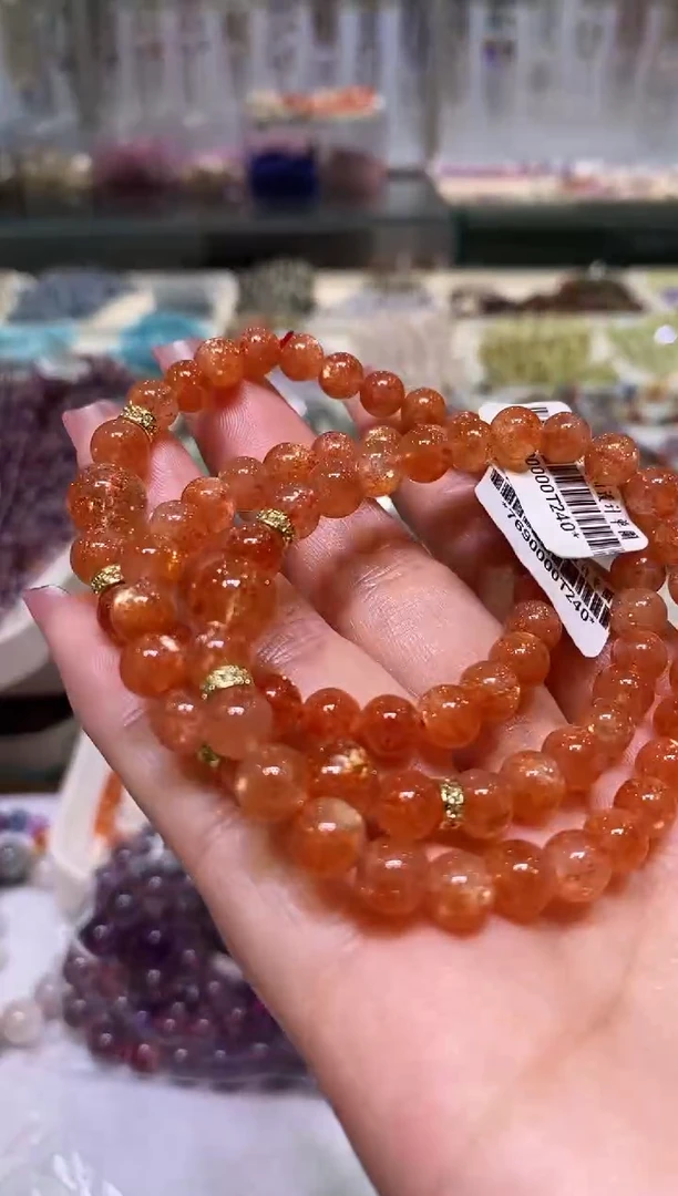 未镶嵌手链长石多样性发其一金太阳