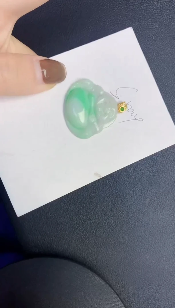 颈饰未镶嵌翡翠缅甸天然翡翠A货