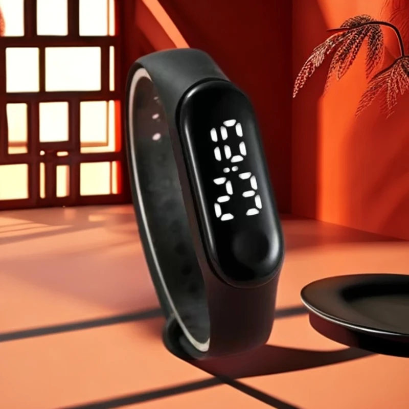 【宠粉专属】时尚简约数字电子手环电子表e362