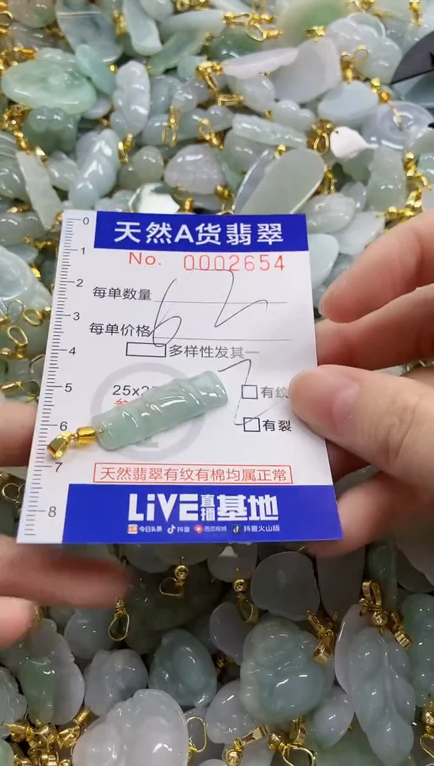 颈饰未镶嵌翡翠天然A货翡翠