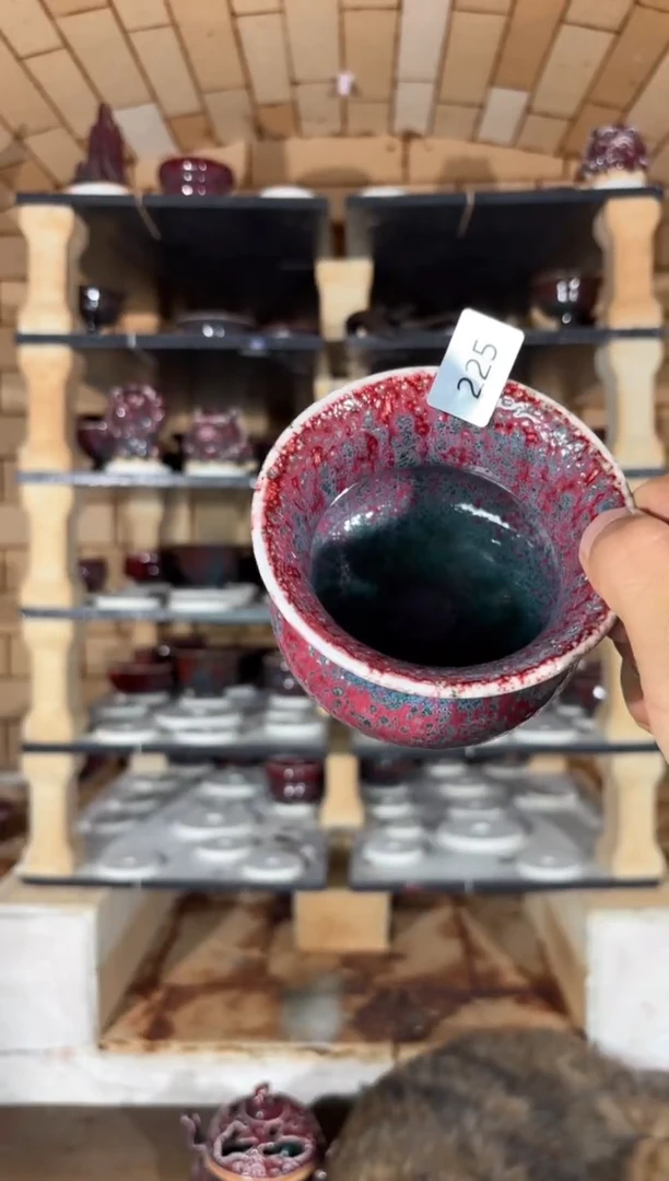 杯精品窑变钧瓷茶器