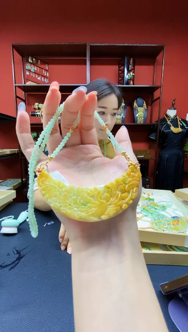 颈饰未镶嵌翡翠翡翠吊坠