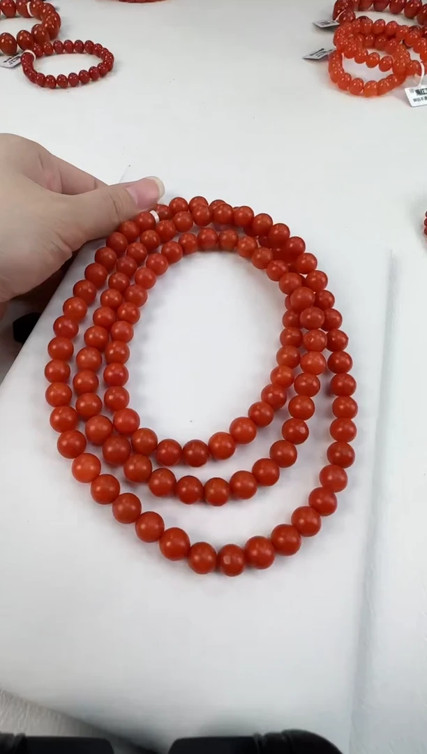 【闪购商品】南红玛瑙阿东寨哑光多圈9+未镶嵌一个/条