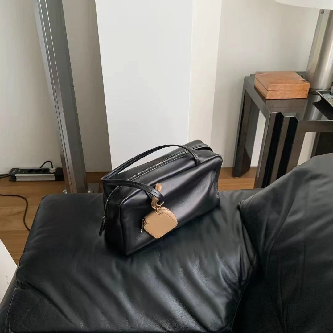 杨子【TR-Astra】保龄球羊皮波士顿单肩手提腋下包