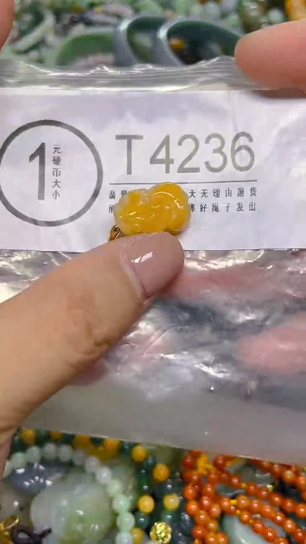 颈饰未镶嵌翡翠/ T /翡翠A货，一件也是批发价