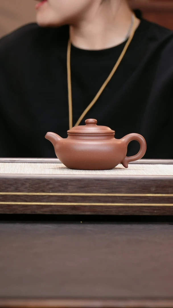 茶壶紫砂台西矿底槽清 全手仿古