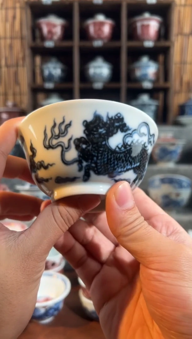 【闪购商品】a094瑕疵天禄麒麟杯子