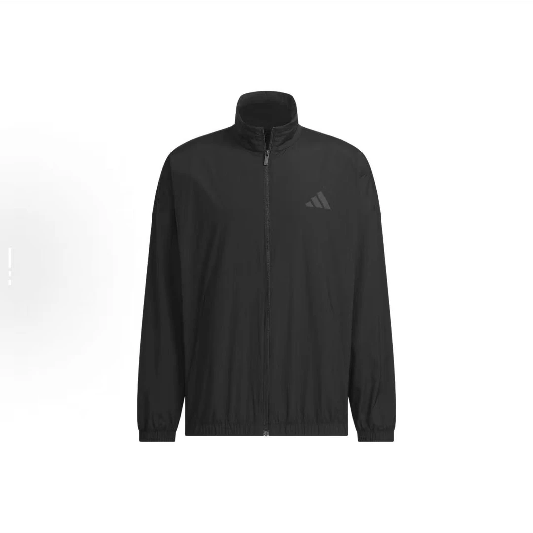 adidas/阿迪达斯休闲立领落肩长袖夹克 男款 黑 色 JZ8408