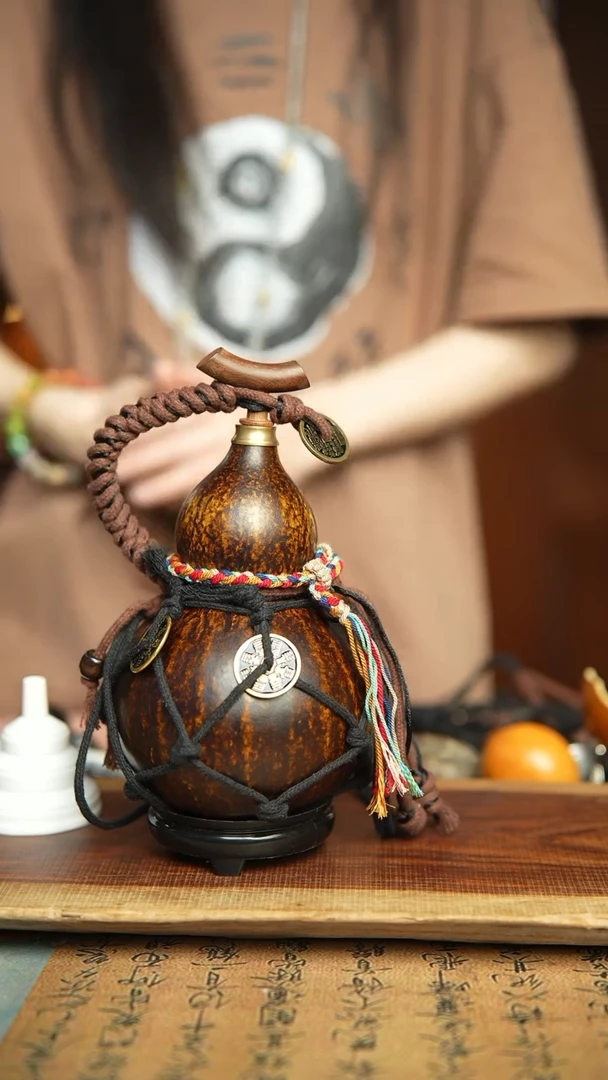 402号500ml左右非遗大漆酒葫芦