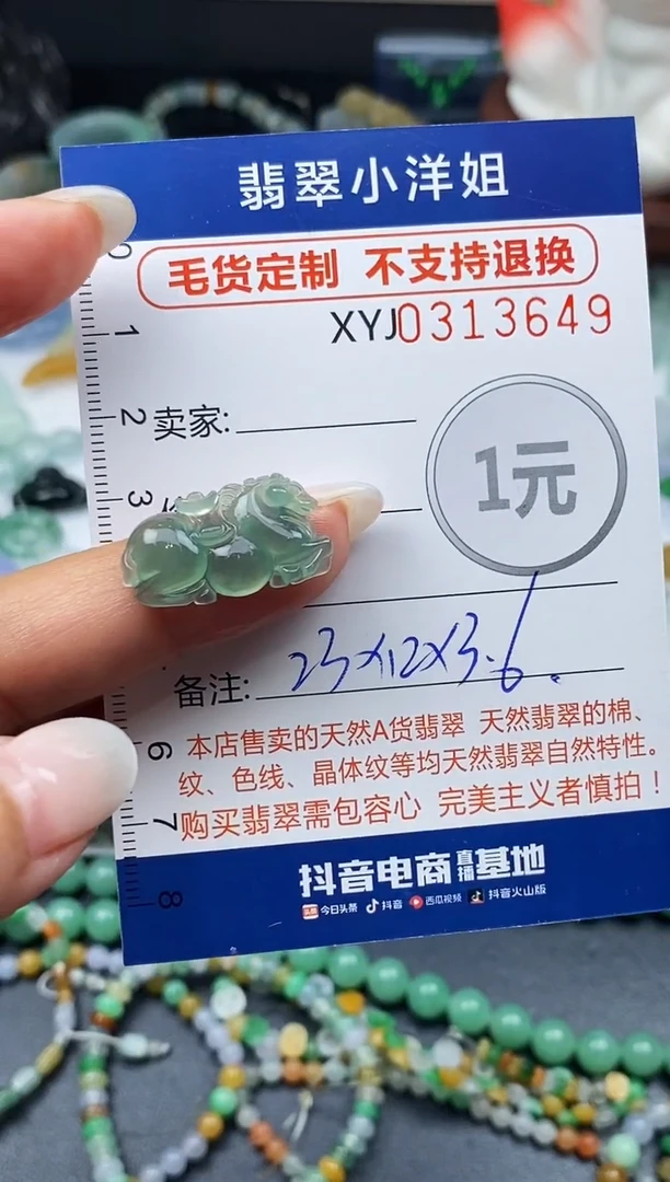 未镶嵌定制翡翠燕*毛货商品 不退换/ 3649