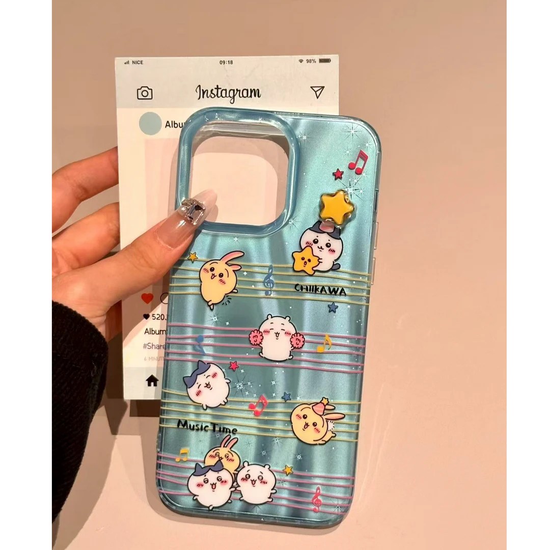 诚星泽乐谱吉伊卡哇适用苹果16/15/14/13/12新款iPhone11手机壳软
