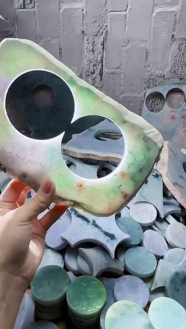 裸石翡翠暖*洋天然翡翠A货201