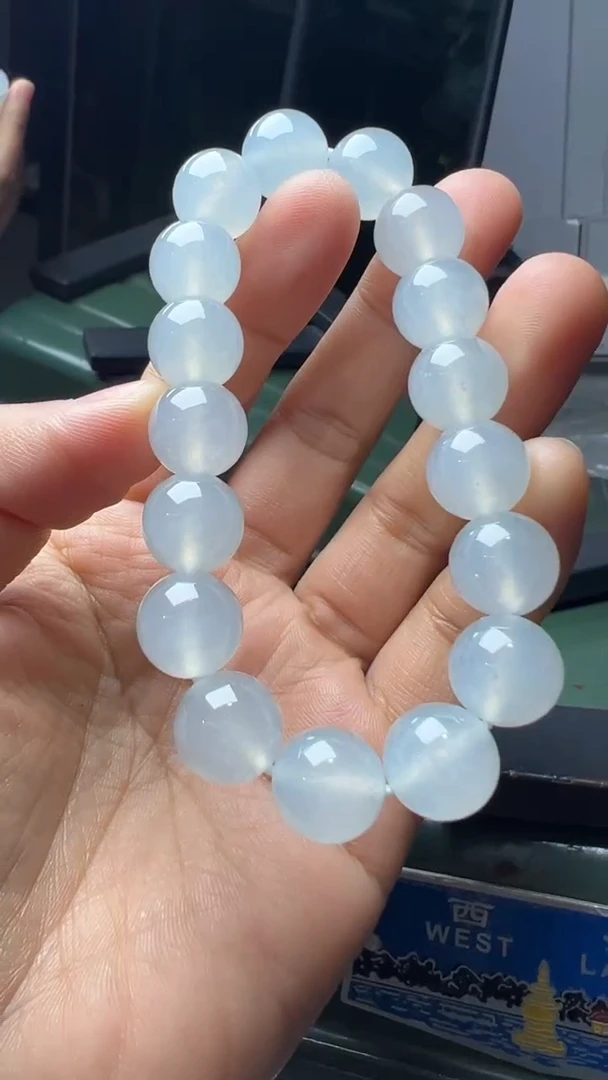 未镶嵌手串翡翠缅甸翡翠A货卡12.4左右