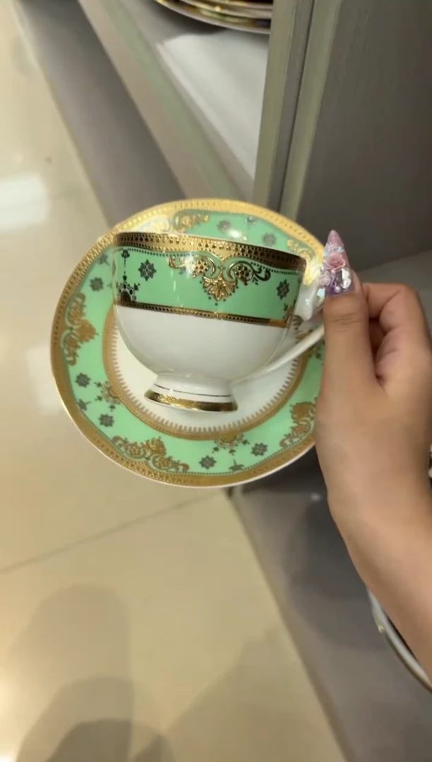 瓷片200毫升杯碟 福利款