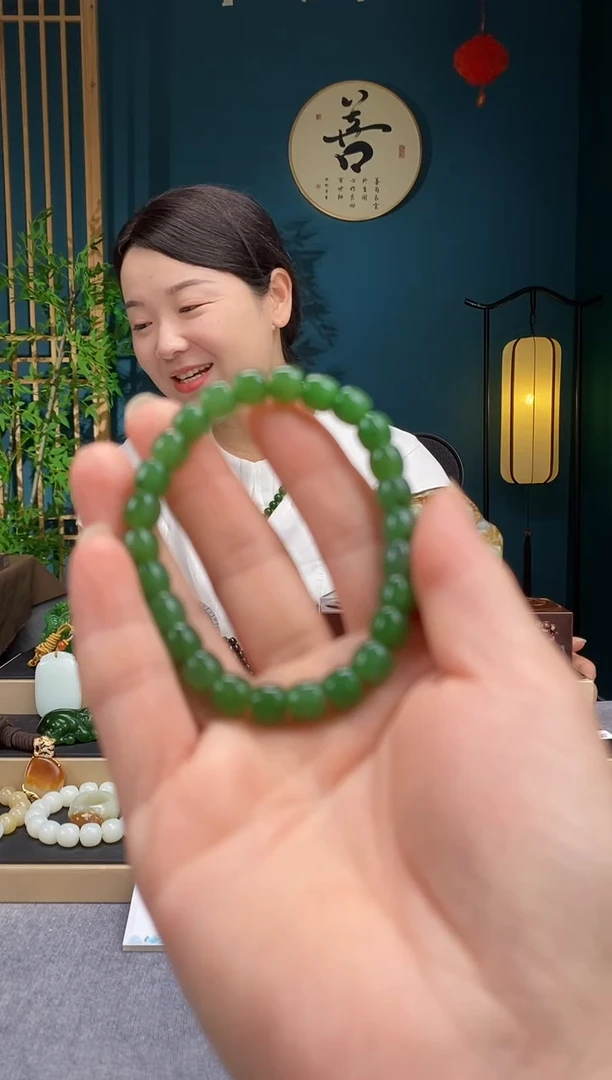 吊坠(不含链)未镶嵌和田玉手串