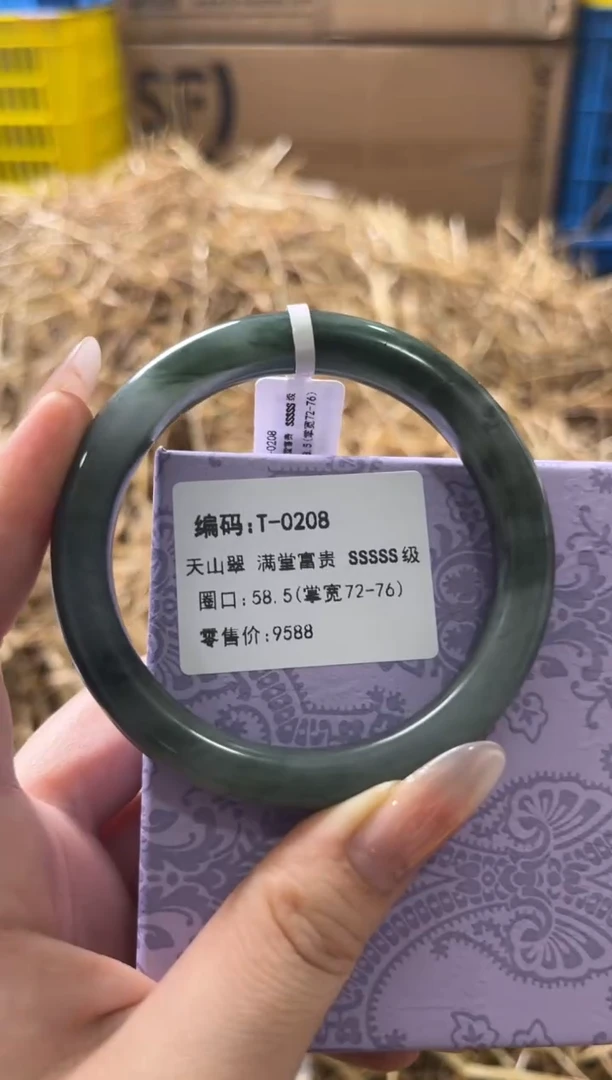 未镶嵌手镯石英质玉T-0208