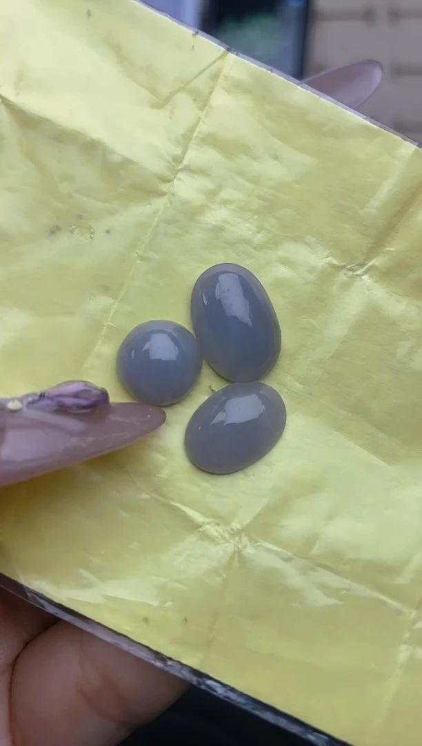 定制翡翠未镶嵌天然翡翠蛋面16