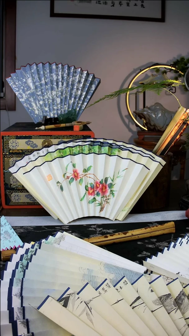 扇子手绘扇面  95  16  2.0