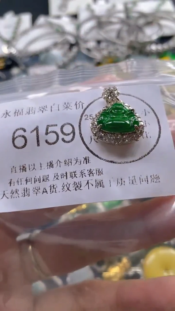 翡翠未镶嵌吊坠(不含链)5169