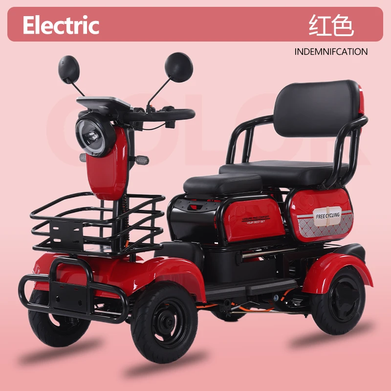 【雨棚款】特惠2025款电动四轮车锂电车老年代步车5.0