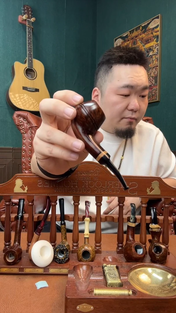 石楠木深****人意大利进口石楠木烟斗