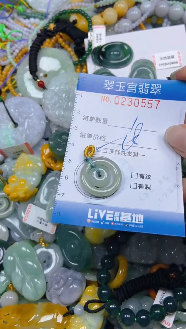 颈饰未镶嵌翡翠闪购C0230557多样性发其一