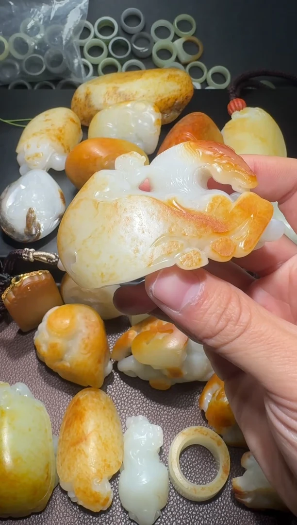 未镶嵌和田玉（子料）把件和田玉