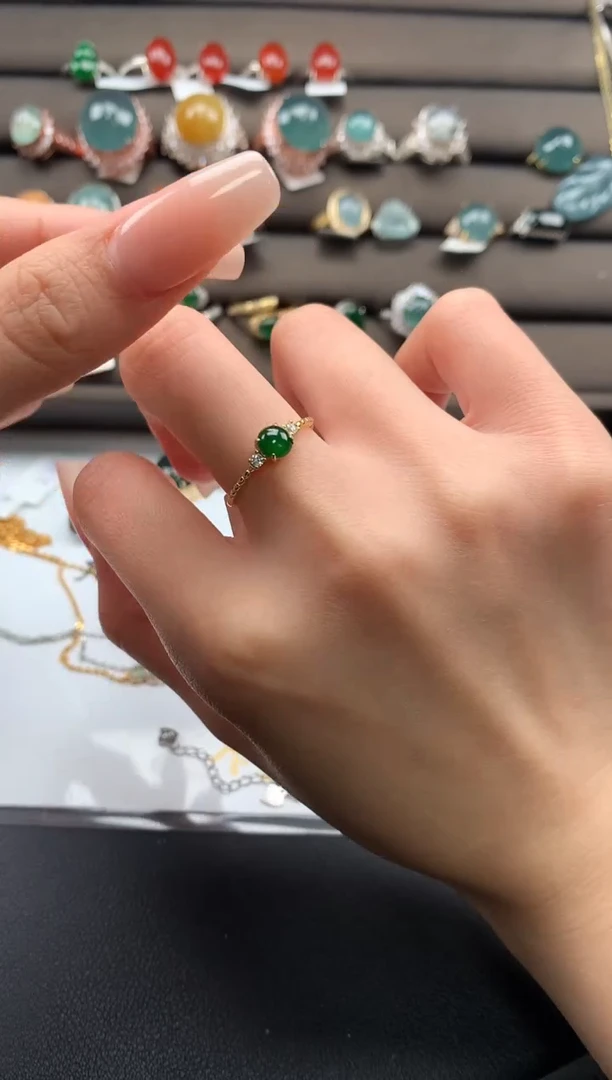 【闪购商品】翡翠戒指银S925镶嵌312312312